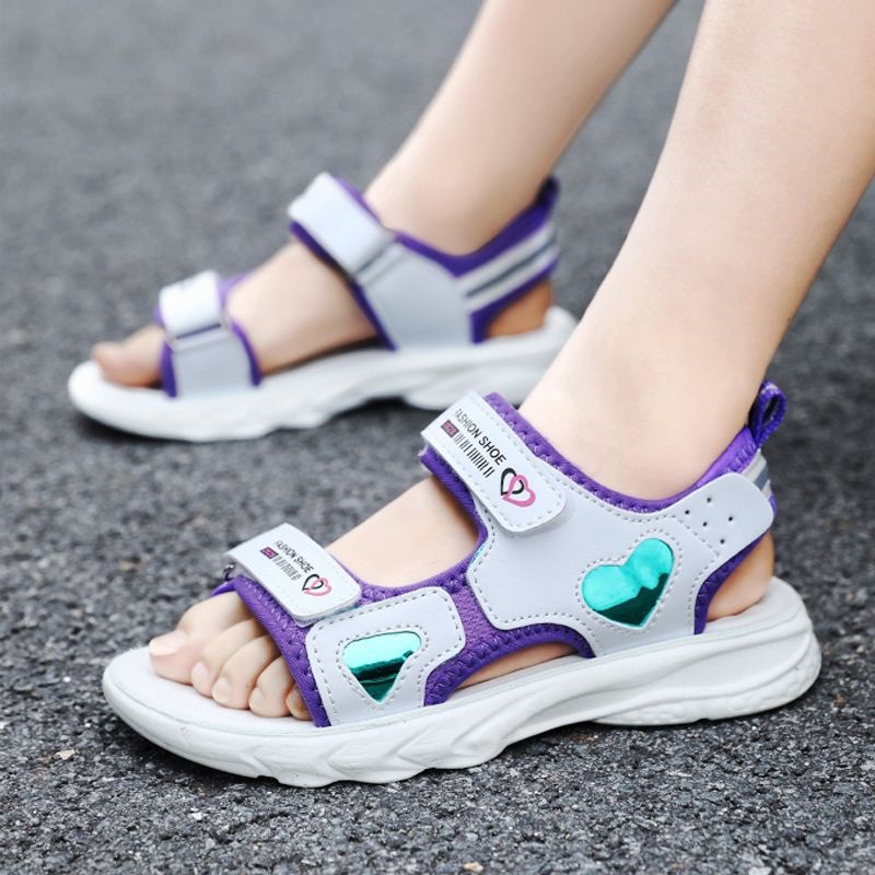 Baby princess zapato de jardín de infantes antideslizante para niños nuevo 2024 sandálias de chicas de sol suave verano temporada de chicas