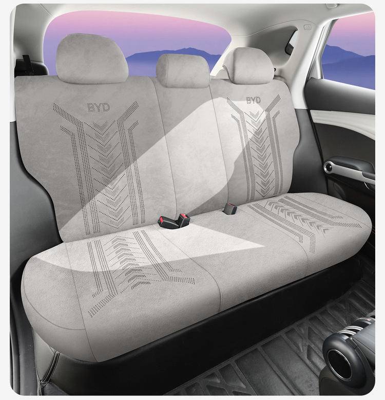 Byd Yuan Plus Champion Edition Suede Car Seat Cushion, Universal for All Seasons, Car Seat Cover, Interior Modification Seat Cover