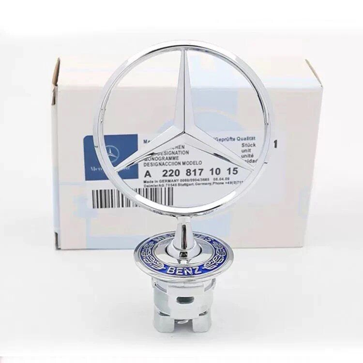 Mercedes-Benz new engine hood emblem, C180, C200, E260, LS300 car emblem, original factory emblem, car emblem modification