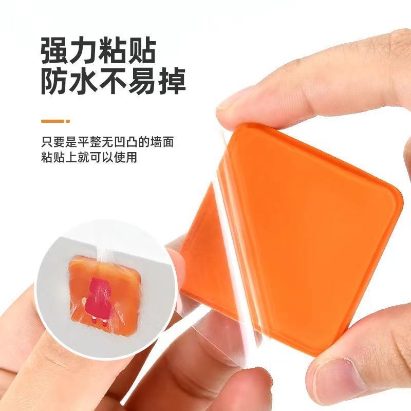 Manija de la puerta estera anticolisión puerta del refrigerador de silicona pared trasera anticolisión pegatinas creativas ventosa Cubierta protectora de la pared pegatinas anticolisión