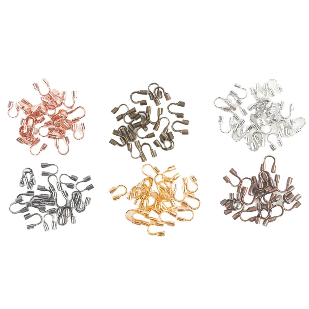 銅製のU型テールバックルU型位置決め管の最後の位置決め材料の線材保護diyエンドピース材料の部品