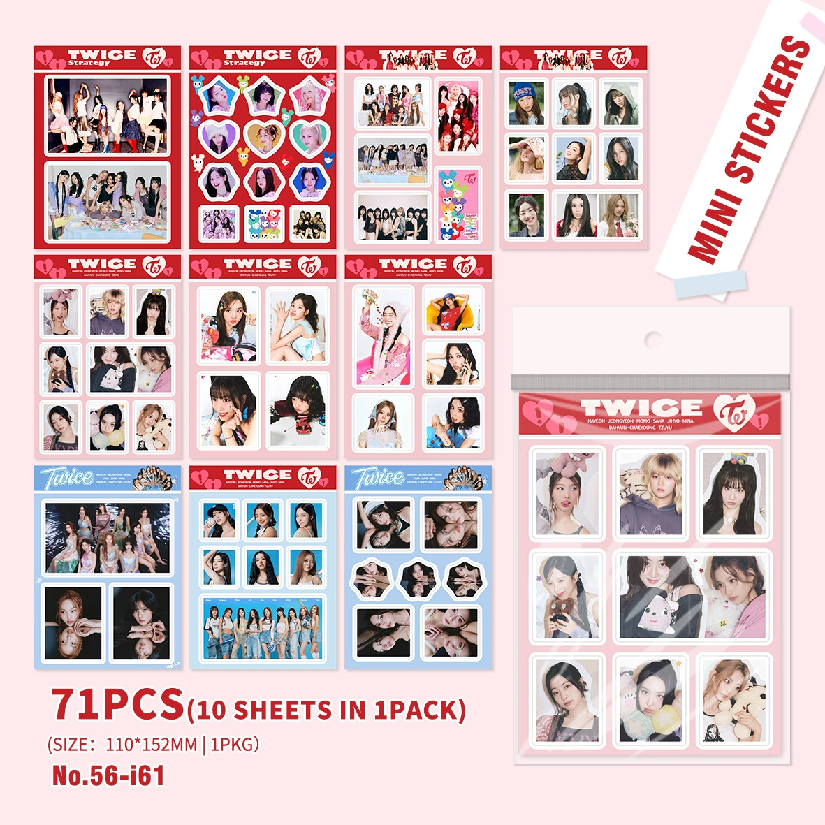 GIDLE STR EN itzy Seventeen Star Handbook Patch 10 Shots