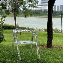 水滴椅树脂透明餐椅茶椅靠背意大利家具餐桌椅椅子别墅酒店餐厅