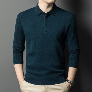 Brand Cashmere Sweater Men's 2024 Winter New Middle-aged Dad's Thickened Warm High-grade Pullover Sweater for Men