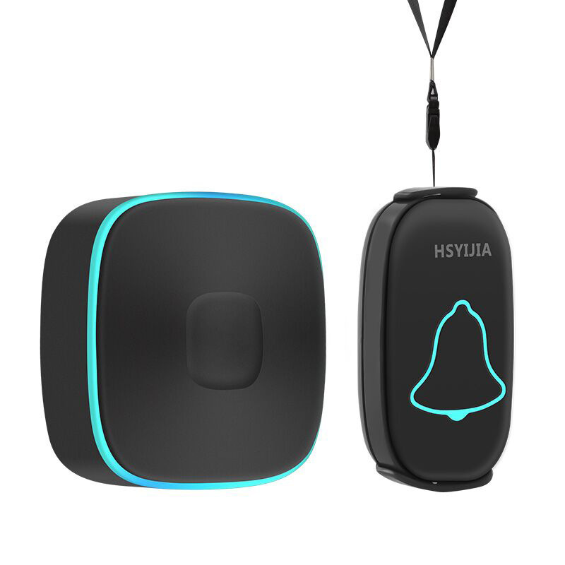 Hangsheng Yi family elderly emergency call bell bedside wireless doorbell home for help one-button alarm to send lanyard Hangsheng Yi family elderly emergency call bell bedside wireless doorbell home for help one-button alarm to send lanyard