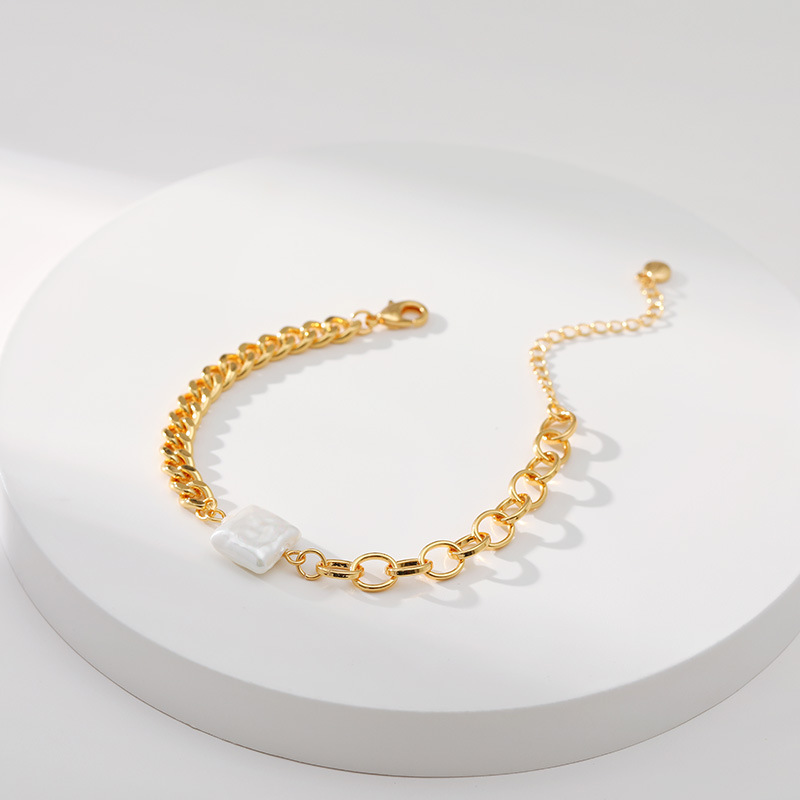 Simple Style Geometric Copper Plating Bracelets 1 Piece