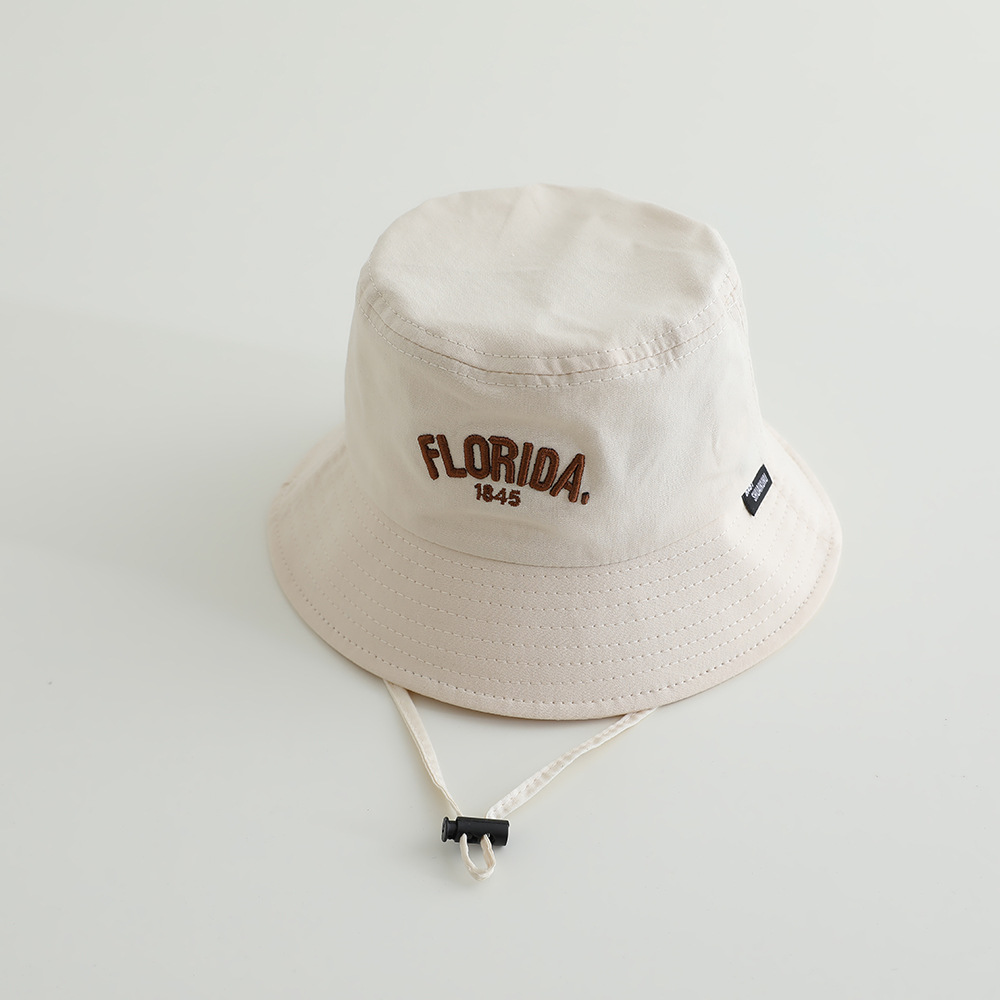 ins sombrero de pescador de bebé coreano primavera y otoño letras casuales versátiles sombrero para niños sombrero para niños sombrero para niñas