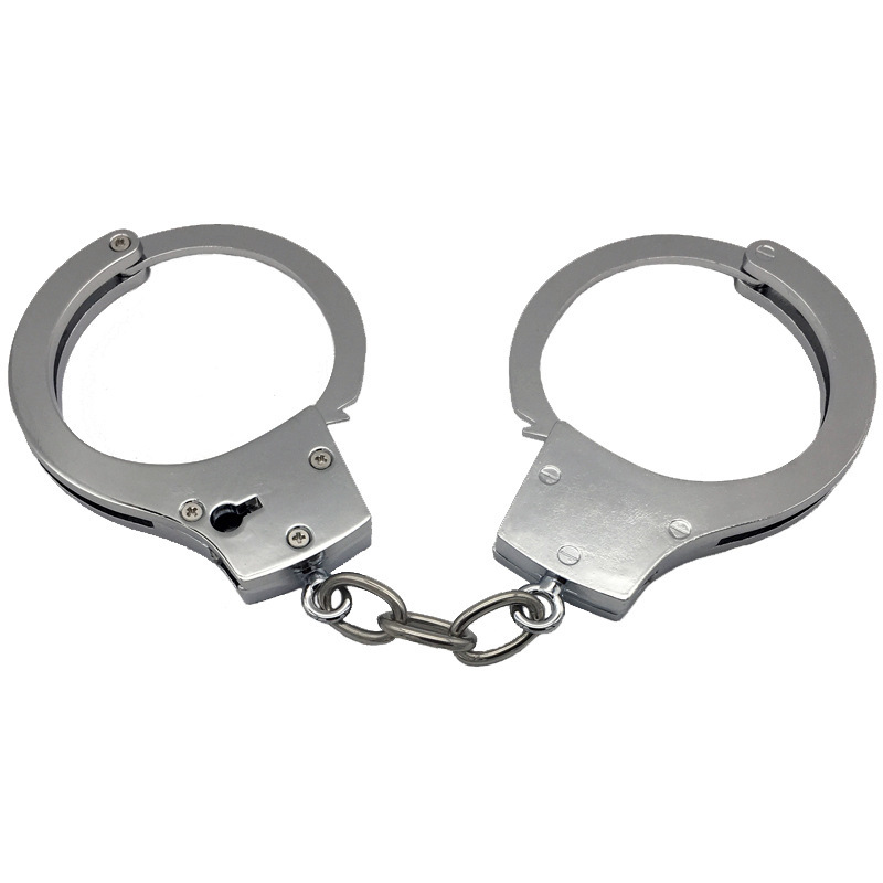 Esposas de juguete espeso esposas de plata esposas de acero inoxidable esposas de acero inoxidable esposas de acero inoxidable esposas