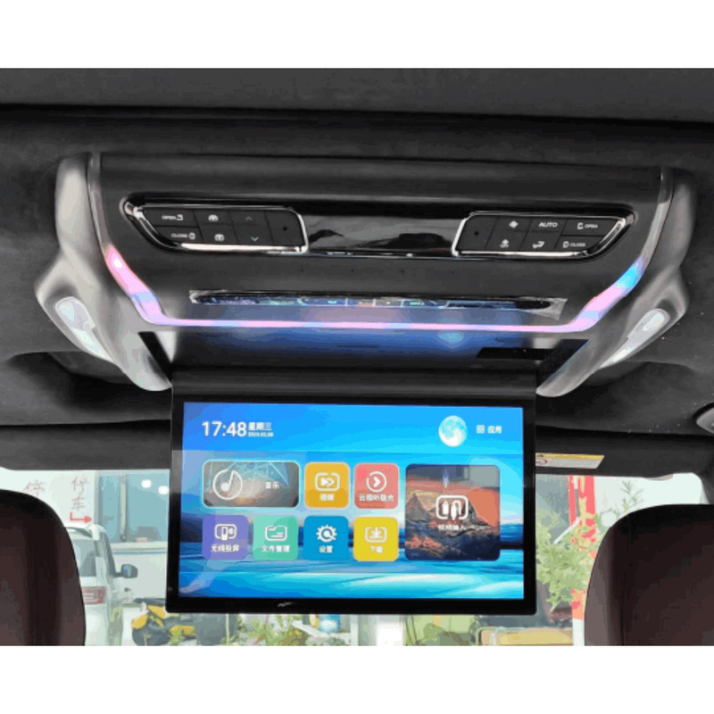 Factory 15.6inch Electric Intelligent Voice Ceiling Tv for Trumpchi M8 Rv Hd Ceiling Mounted Car Ceiling Screen Factory 15.6inch Electric Intelligent Voice Ceiling Tv for Trumpchi M8 Rv Hd Ceiling Mounted Car Ceiling Screen