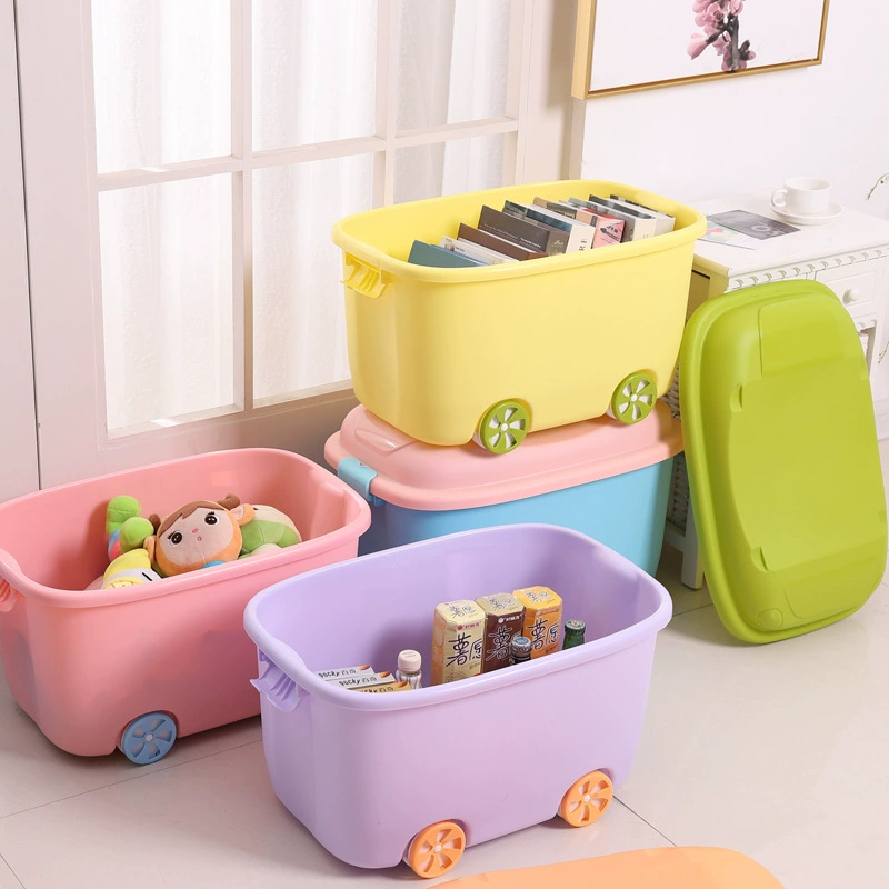 Маленькая мультяшная транспортная система, пластиковый storage box, игрушка