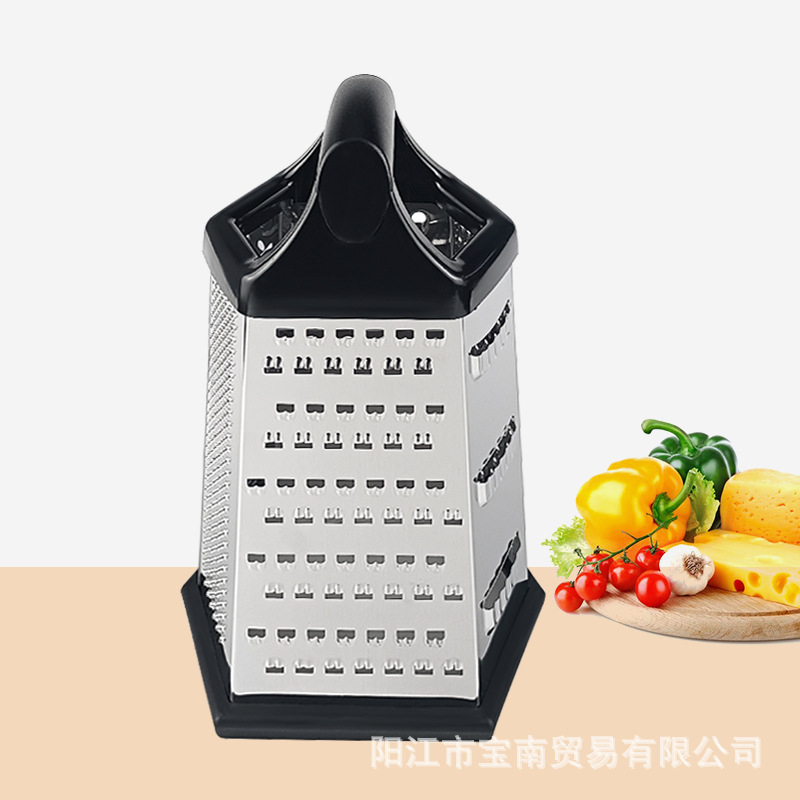 不锈钢六面刨丝器多功能削皮刀瓜刨芝士刨四面刨土豆切蔬果切片器