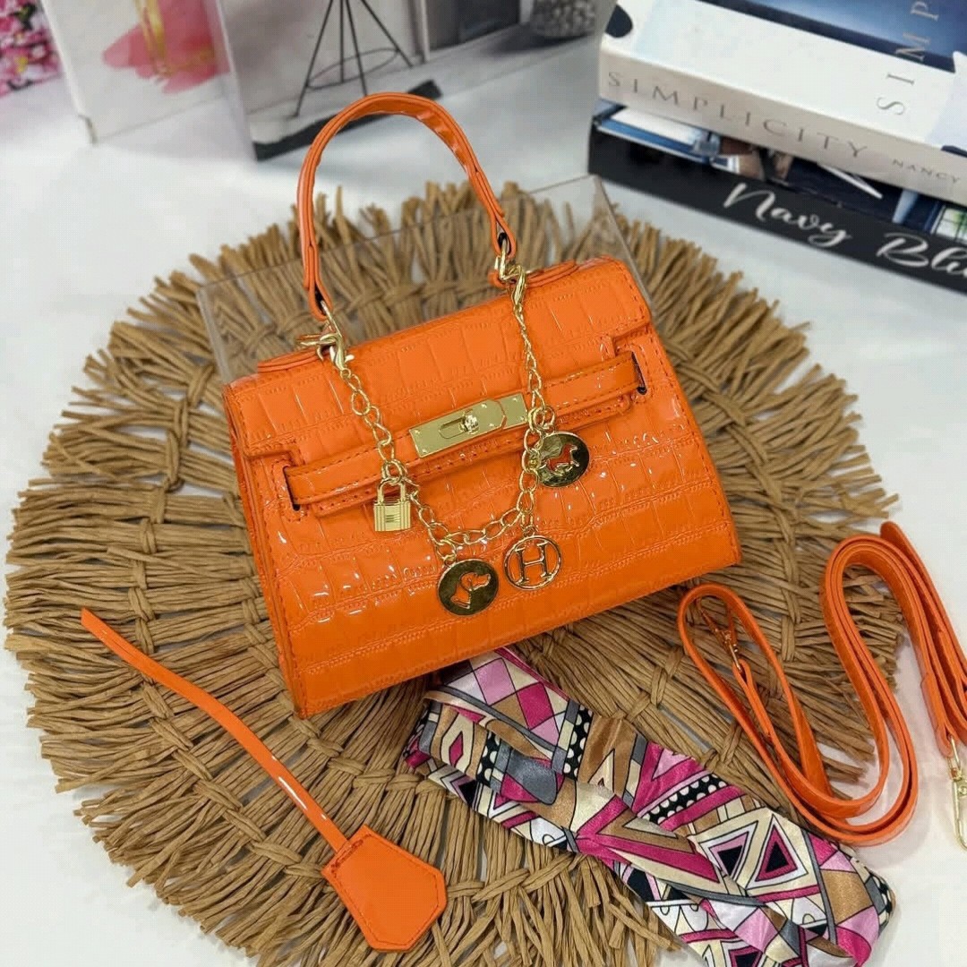 Bolso de Mano para Mujer de PU con Cadena para Uso Diario