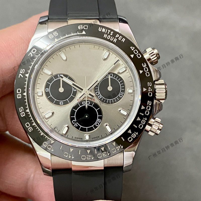 C Factory Rolex Multifunctional Daytona Fully Automatic Mechanical Chronograph 904L Stainless Steel Classic Chronograph Business Men's Watch