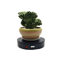 跨境新款电动展示台智能遥控充电旋转台直播展示拍摄转盘底座展台