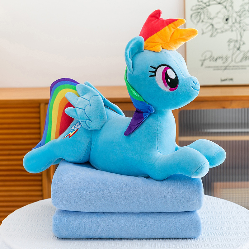 Manta de aire acondicionado de dibujos animados, almohada, edredón, almohada de siesta multifuncional dos en uno, venta directa de fábrica, comercio exterior al por mayor