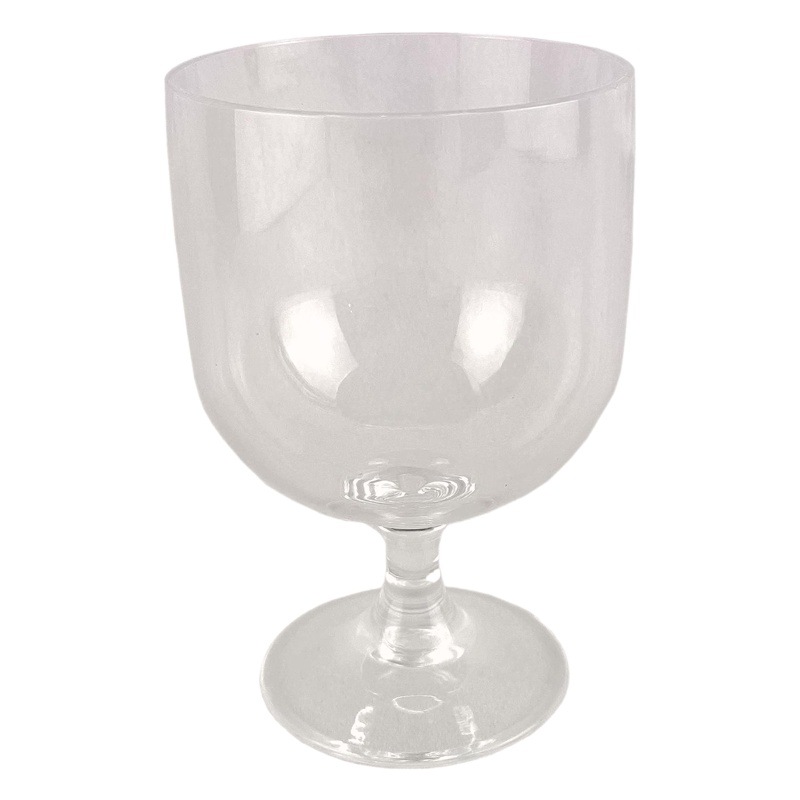 Directo de fábrica Brandi Copa de vino de plástico blanco copa de vino whisky copa de vino de patas cortas copa de vino