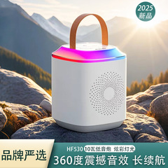 2025 新しい Bluetooth スピーカーポータブル雰囲気ランプポータブル屋外ワイヤレスオーディオ大音量サブウーファー