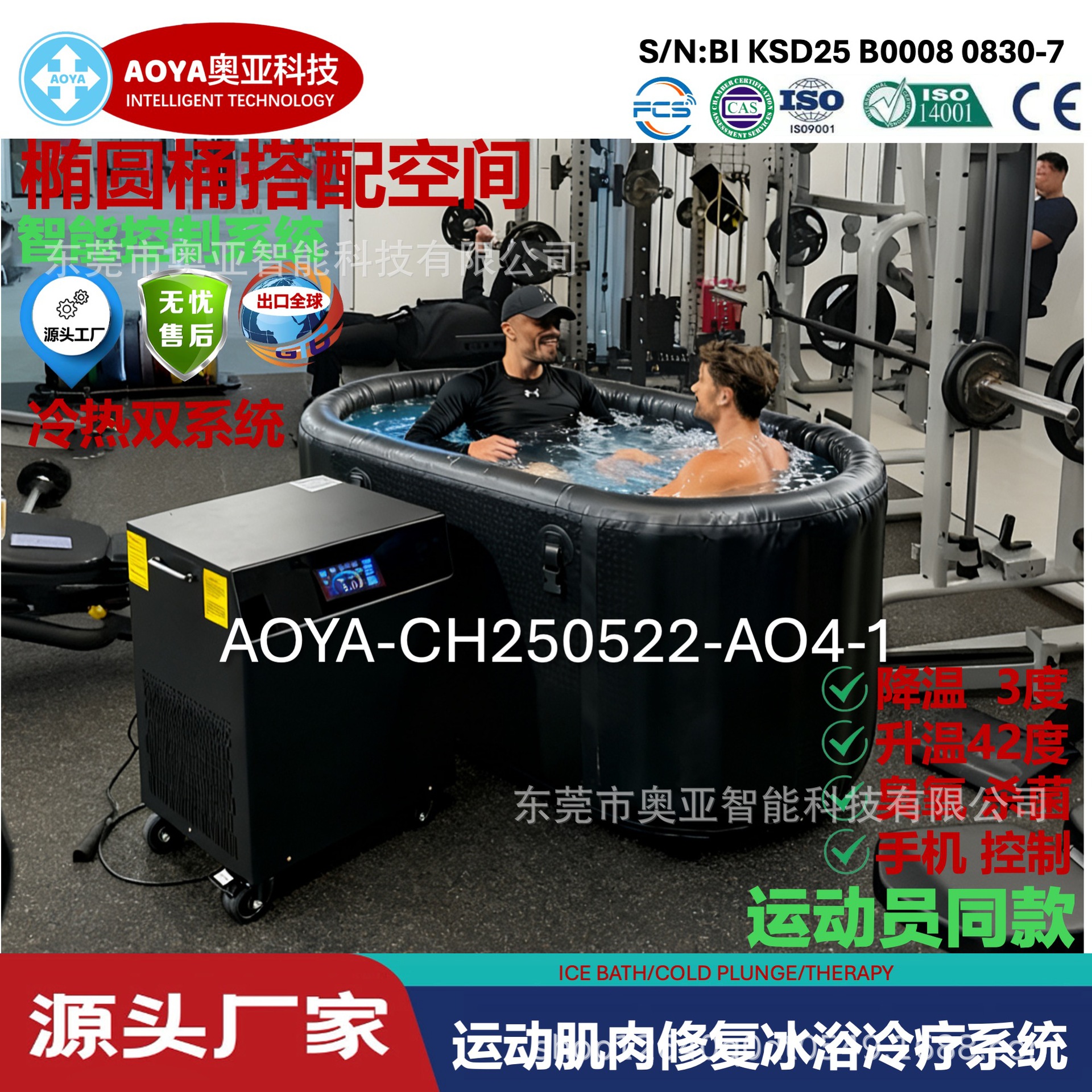 Cold Therapy Chamber, Home Outdoor Bathtub, Ice Bath Chiller, Ice Bucket, Cold Water Dispenser, Repair, Sports, Fully Automatic Equipment