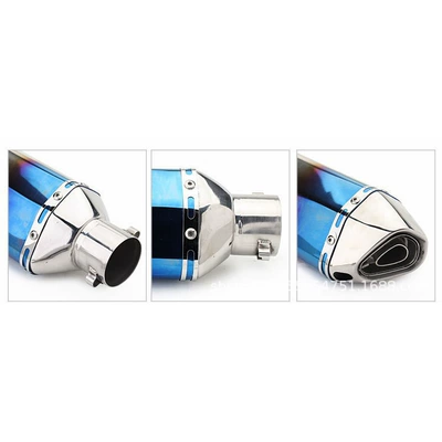 Motorcycle modified small hexagonal: Exhaust pipe