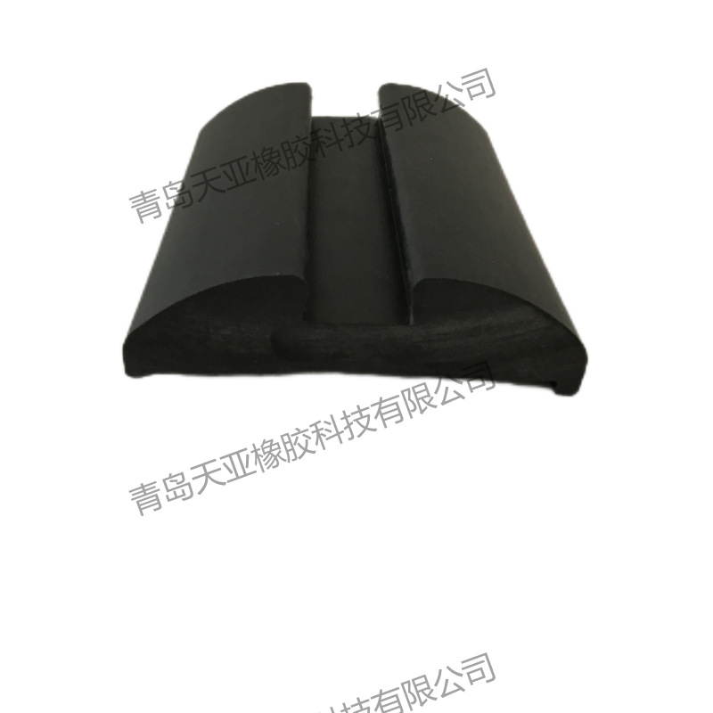 橡胶防撞条 胶块垫块 仓库码头护舷块 卸货止退器 可来图制定