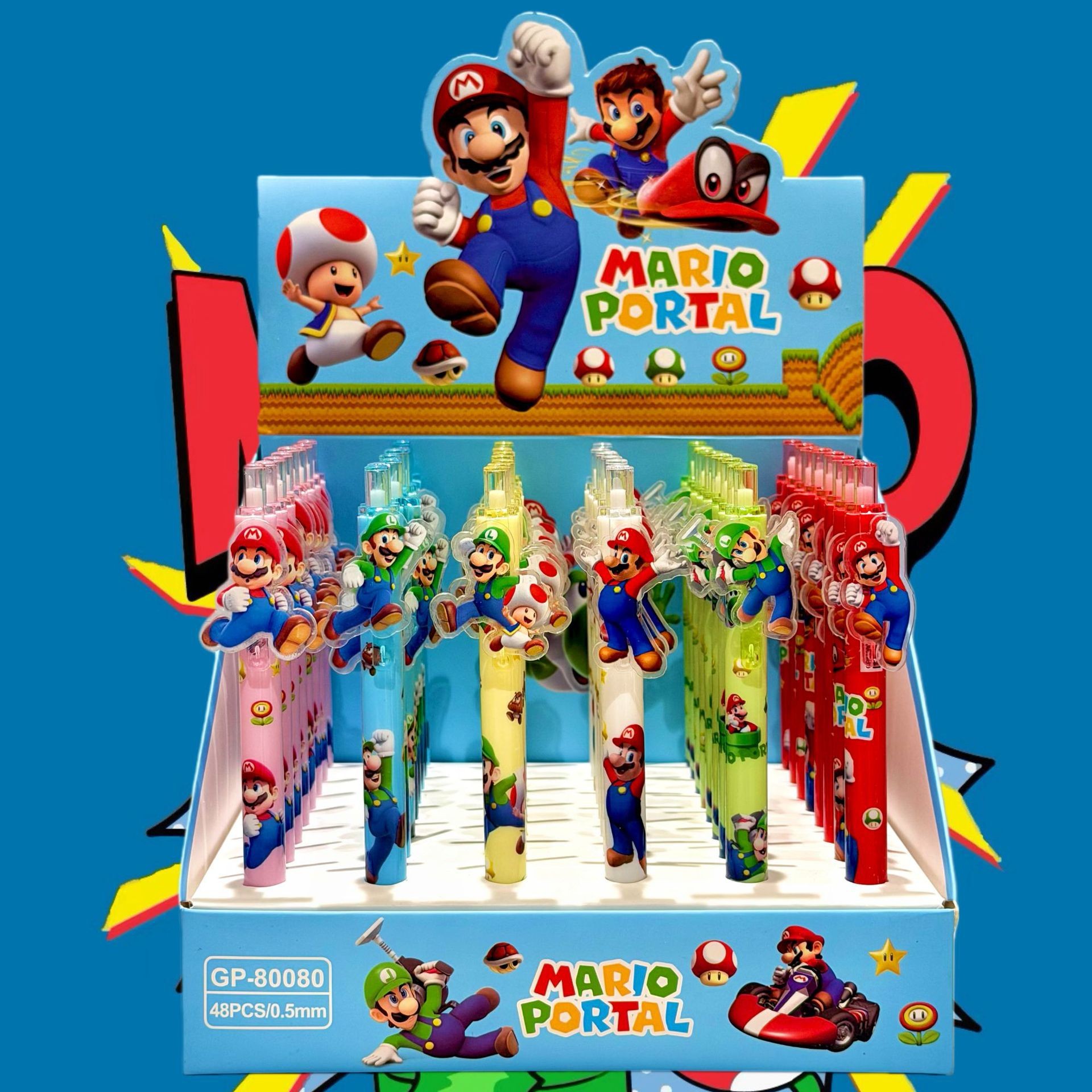 Nuevos productos de muchos lápiz de parche de dibujos animados Caza de brujas pulsable lápiz neutro de alto valor negro 0.5 lápiz de agua lápiz