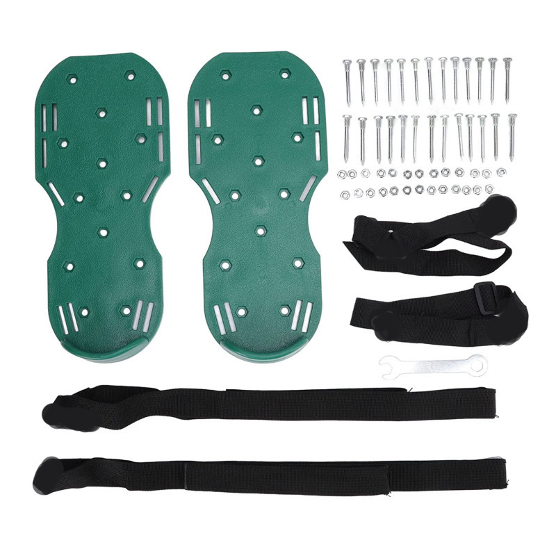 녹색 스파이크 4개 끈