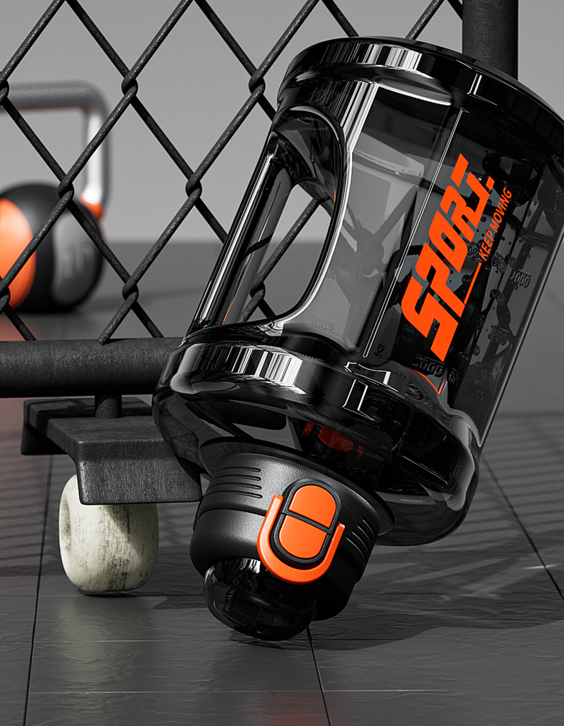 Extra Large Capacity Plastic Bottle High Temperature Resistant Ton Bucket 2025 Summer New Model For Men Sports_voghion.com