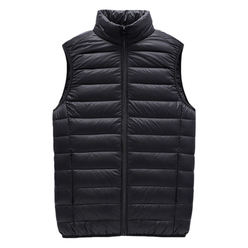 Stand Collar down Vest for Men 2025 Autumn and Winter New Fashion Light Luxury Vest Lightweight down Jacket Vest Jacket Coat