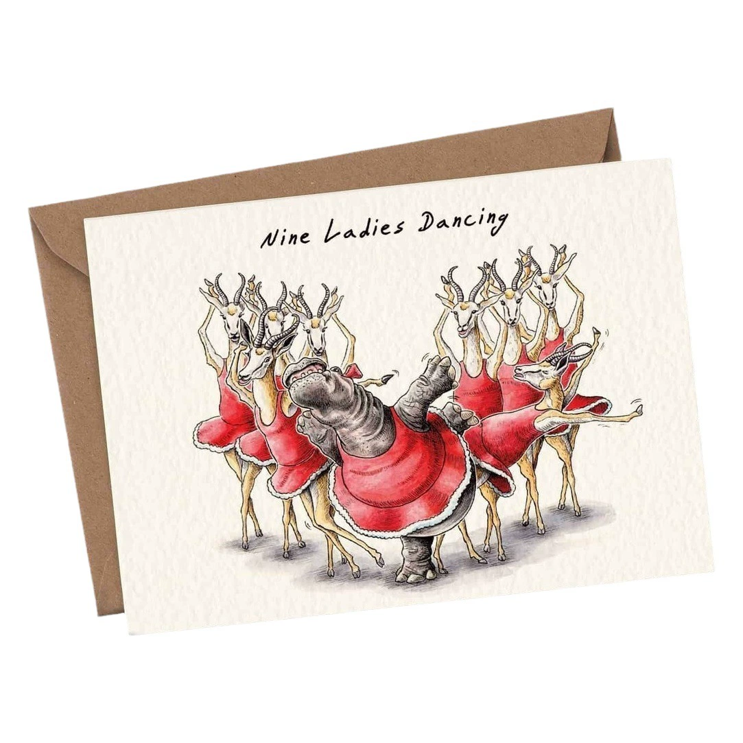 12 дней рождественской открытки Рождественская Открытка Подарок