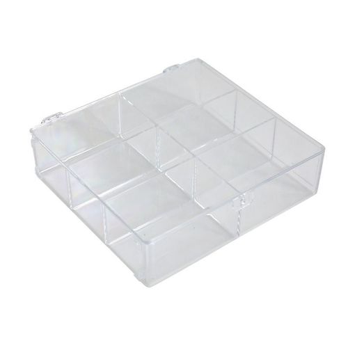 Disposable Essence Storage Box Cosmetics Perfume Lipstick Sample Invisible Lens Storage Box Transparent Flip Cover Dustproof 