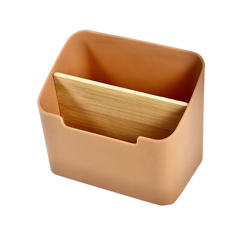 Escritorio de plástico titular de la pluma caja de almacenamiento de oficina en casa acabado creativo al por mayor caja de almacenamiento de control remoto multifuncional