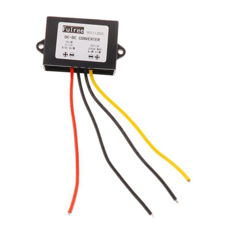 DC5-11V转DC12V2A 3A电源模块 转换器 稳压器适 用于汽车音响