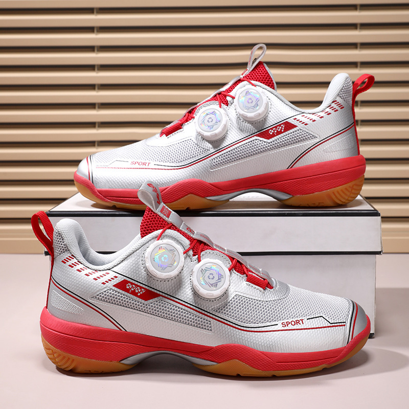 Badminton Shoes New Breathable Men's and Women's Sports Shoes Professional Training Shoes Tendon Bottom Table Tennis Shoes Tennis Shoes