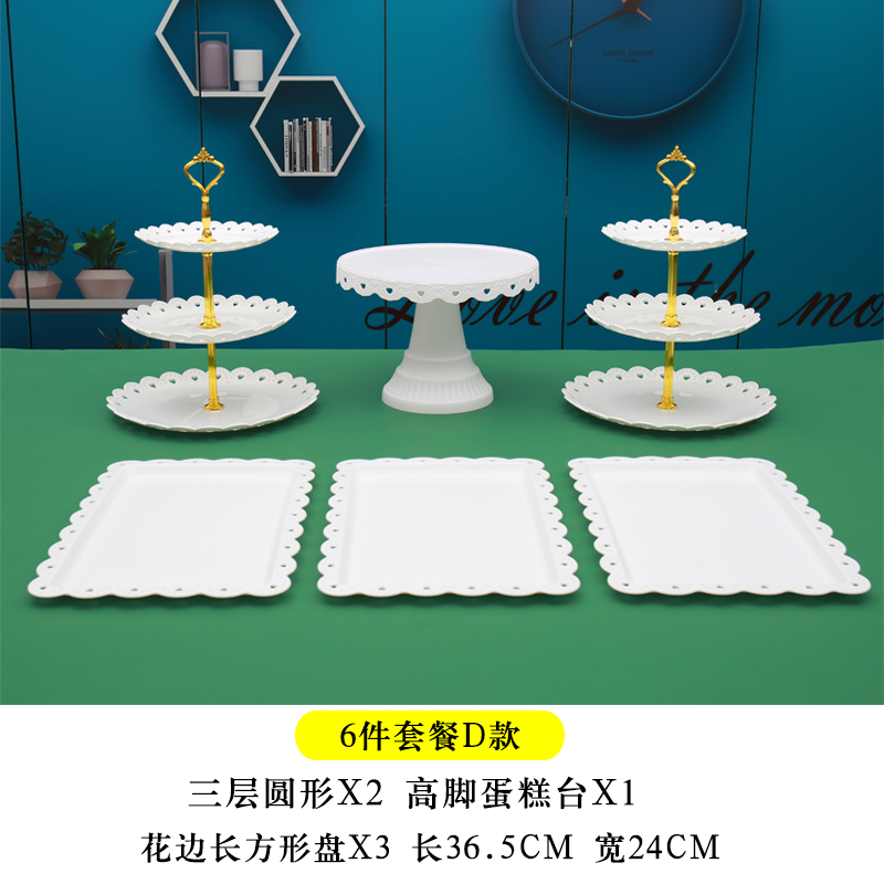 Fiesta de cumpleaños de postres estante de exhibición mesa de comida fría mesa de té bandeja de pasteles de bocadillos estante de postres de boda decoración