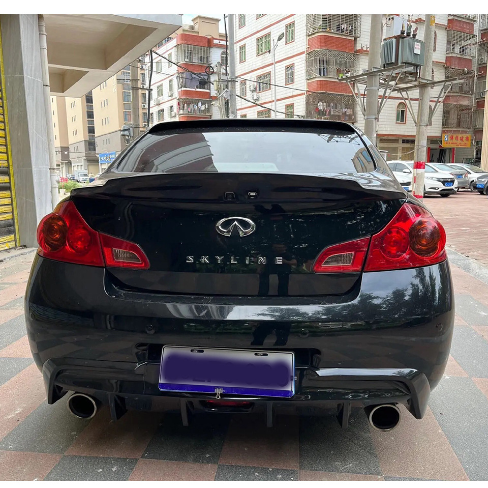 Suitable for Infiniti 07-15 G37 Q40 Modified and Upgraded Rear Wing Top Wing Fixed Wind Wing
