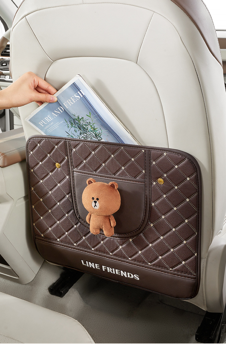 Car Anti-Kick Pad for Rear Seat Backrest, Child Protection Mat for Car Interior, Anti-Kick and Anti-Dirt Protective Gear