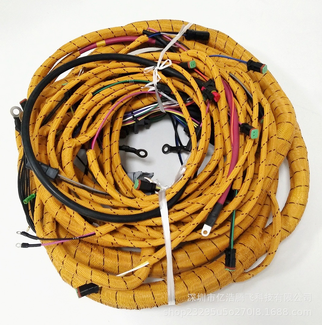 Arnés de cableado principal y externo para excavadora CAT Carter 320D, piezas originales