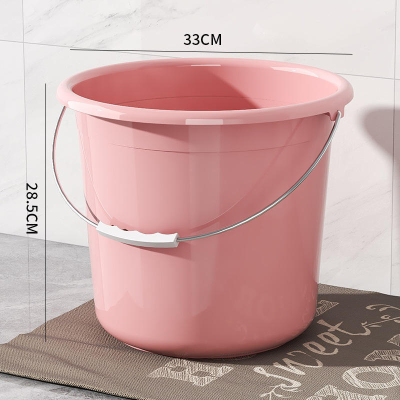 Cubo de lavandería dormitorio de estudiantes domésticos cubo de baño grande con cubierta al por mayor cubo de plástico cubo de espesamiento cubo de almacenamiento al por mayor