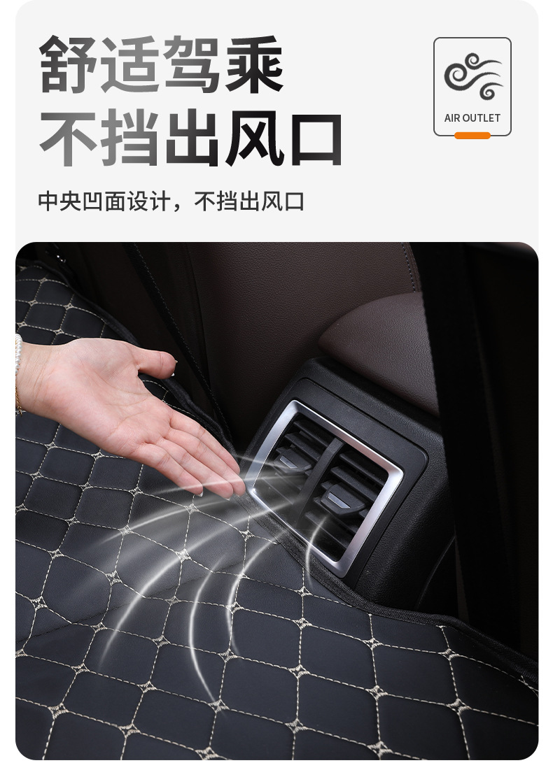 Car Backseat Hanging Folding Sleeping Pad, Rear Seat Sleeping Gadget, Car Bed, Non-Inflatable Folding Mattress for Car Use