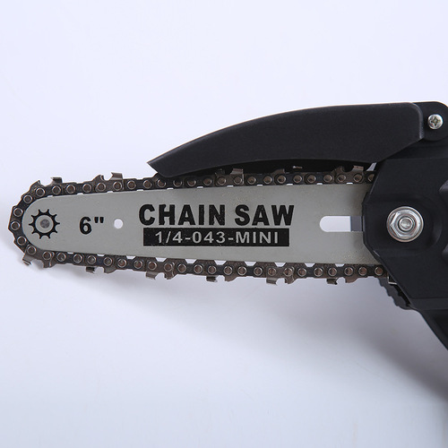 6寸多色迷你锯电动修枝锯充电式电动锯小型锂电手锯园林伐木链锯