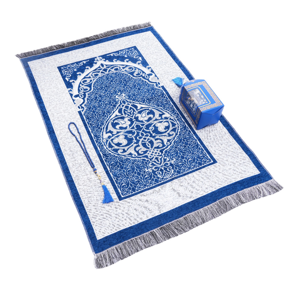Blue rosary, gift box