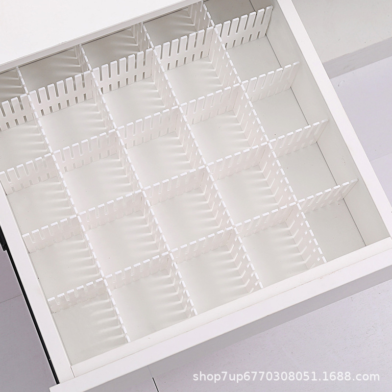 Thickened drawer storage partition board partition drawer grid free combination box classification grid layered partition baffle