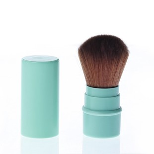 Taobao Hot Selling Single Telescopic Brush Multifunctional Plastic Handle Telescopic Makeup Brush Nylon Brush Blush Brush Powder Brush