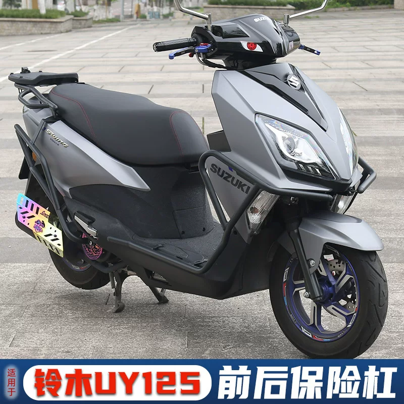 Применимо к Suzuki Light Riding Suzuki UY125 Барбар Безопасная анти-расплывчатая защита из углеродистой стали защитная планка