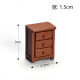 Doll Cabin Furniture Simulation Sofa Micro Coffee Table Bedside Table Stool Series Ornaments Furniture Stool Coffee Table Bed