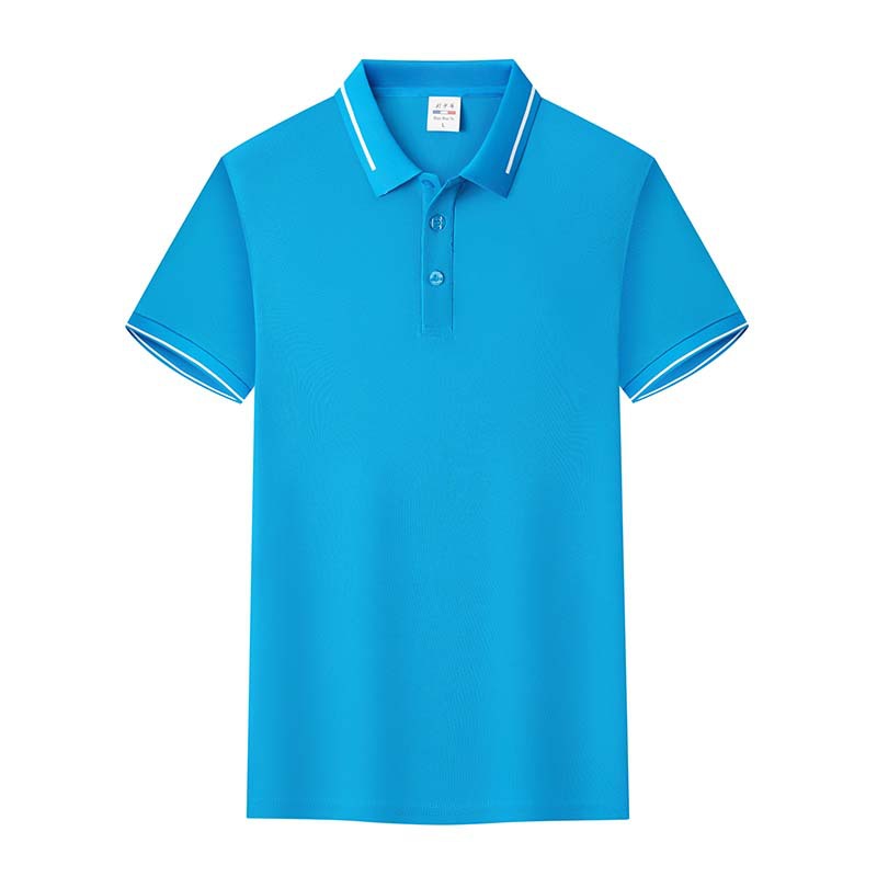 Trajes de trabajo de mangas cortas con solapa logotipo de verano de negocios polo camisetas de trabajo de la empresa de ropa de grupo camisetas de mangas cortas