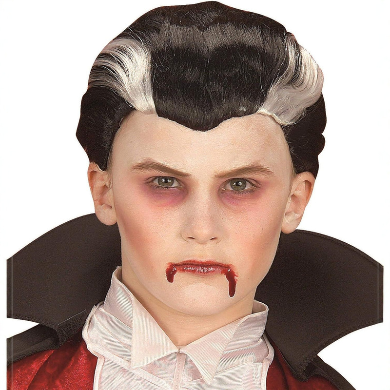 European and American Cross-Border Wigs, Vampire Black and White Festival Performance, Halloween Christmas Party, Adult Anime Cosplay Character