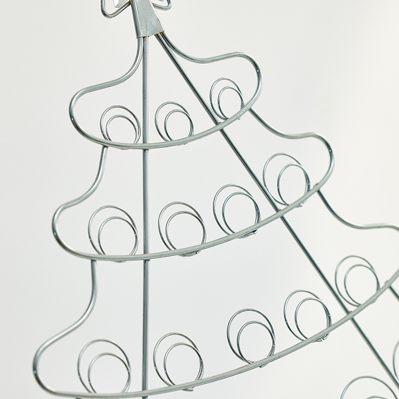 50cm hierro forjado árbol de Navidad decoraciones decoración de Navidad escenario diseño props creativo DIY árbol de Navidad hecho a mano