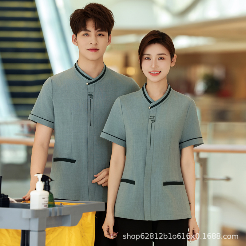 Hotel guest room cleaners work service short -sleeved summer women's…