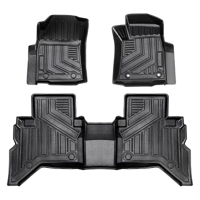 Suitable for Toyota Hilux Hilux Left and Right Steering Car Floor Mats, Waterproof, Wear-Resistant, Odor-Free Tpe Floor Mats (Modelə uyğun ayaqaltı) - helax-foot-mat